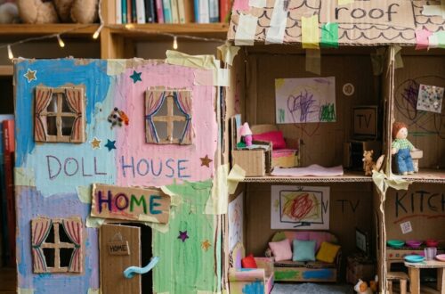 Creative Miniature Cardboard Dollhouse