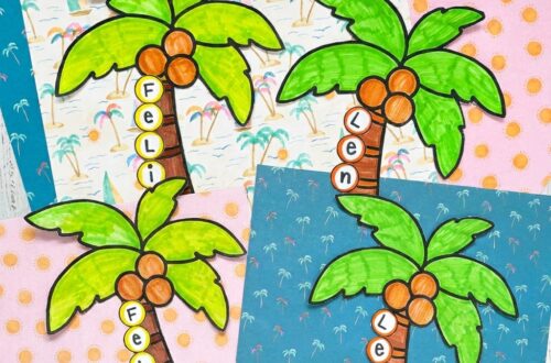 Créer une Activité Artistique Autour d'un Palmier en Papier Déchiré Un Projet Créatif pour les Enfants