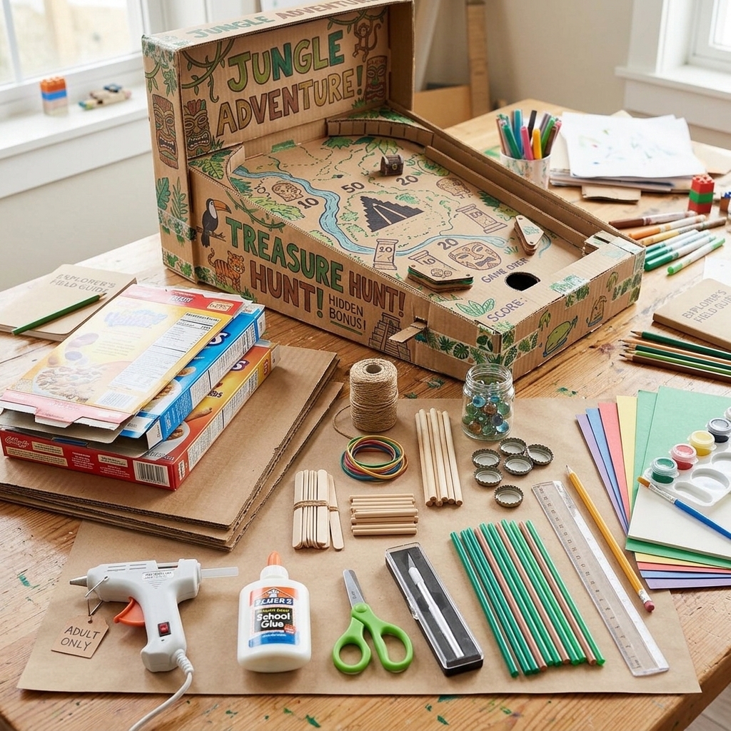 DIY Cardboard Pinball Machine