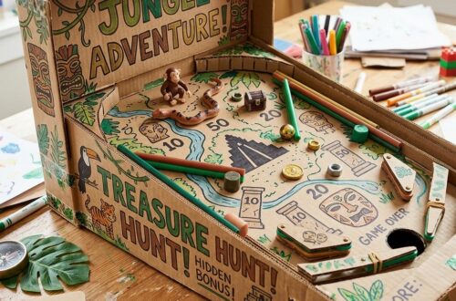 DIY Cardboard Pinball Machine
