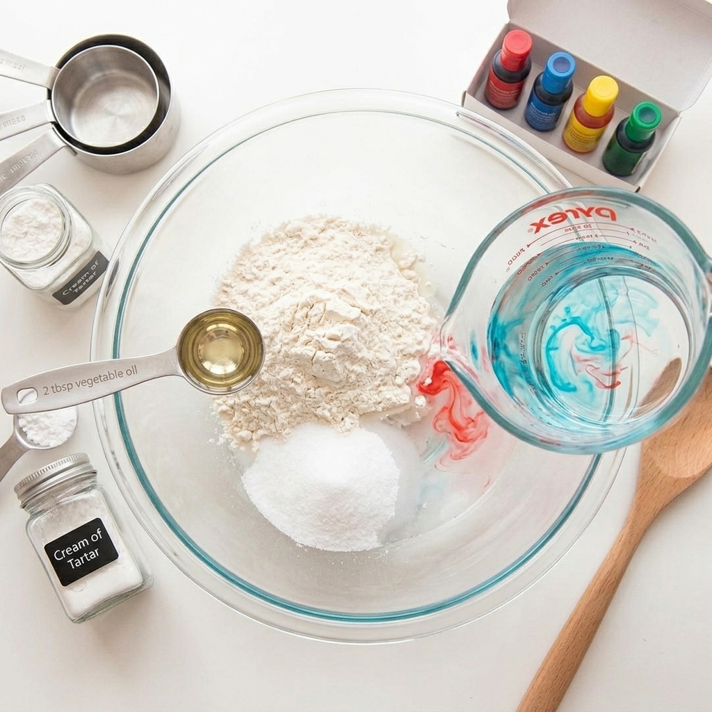 Fabrication de pâte à modeler maison une activité créative, économique et éducative