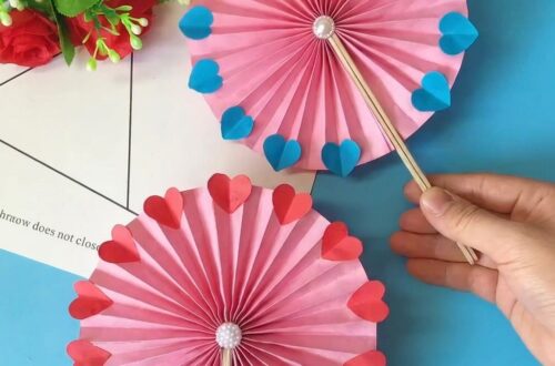 Fabrication d’un éventail en papier qui tourne dans l’air