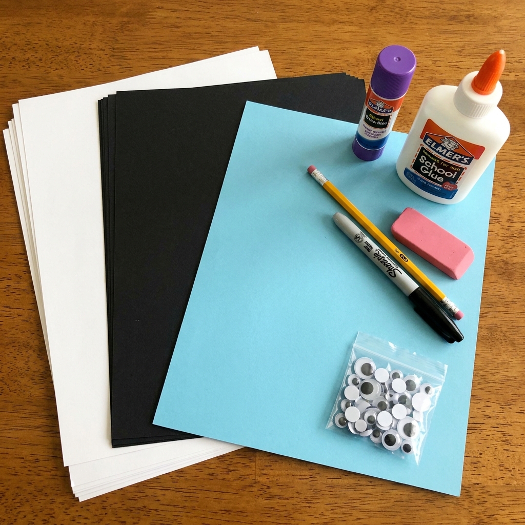 How to Make a Torn Paper Panda