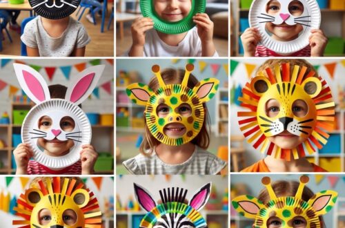 La fabrication de masques en papier