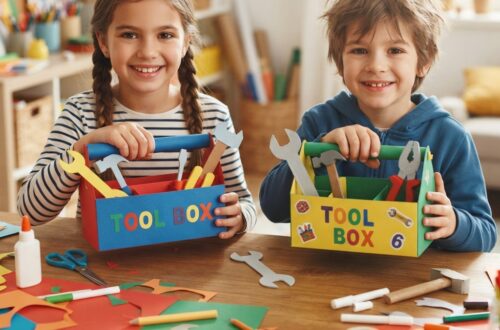 boîte à outils en papier