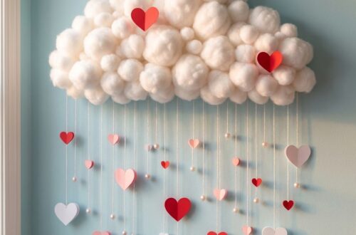 les nuages de boules de coton