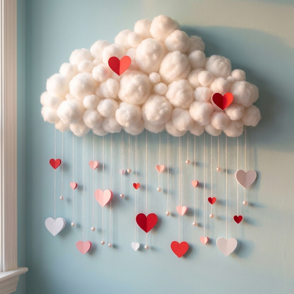 les nuages de boules de coton