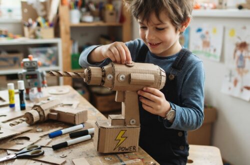 perceuse en carton