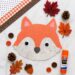 renard en papier déchiré