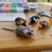 A Small Mouse Made of Beads for Children