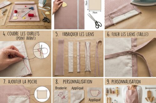 Comment fabriquer un tablier de cuisine à la main