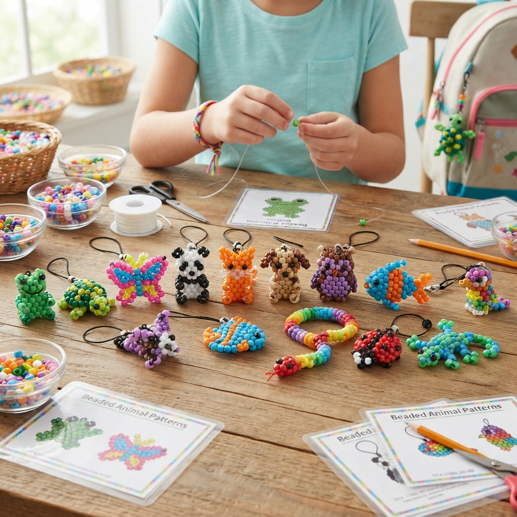 Cute Beaded Animals for Children