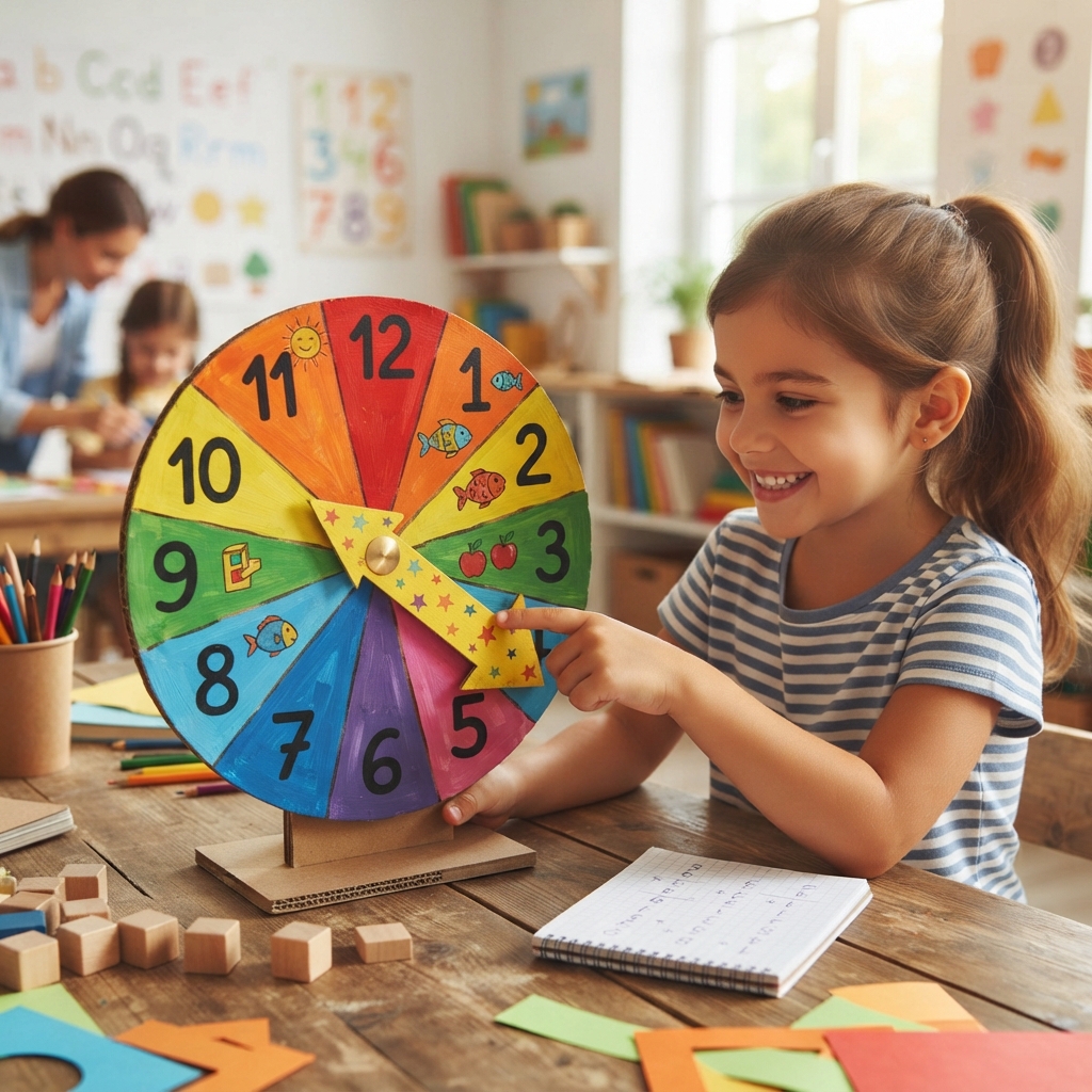 The educational number wheel